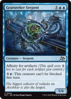 画像2: 歯車襲いの海蛇/Gearseeker Serpent