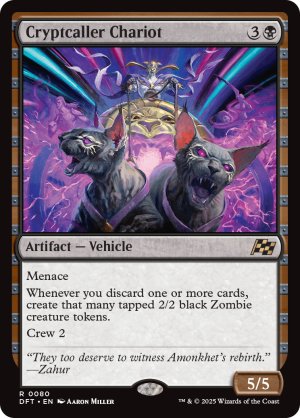 画像2: 墓所呼びの戦車/Cryptcaller Chariot