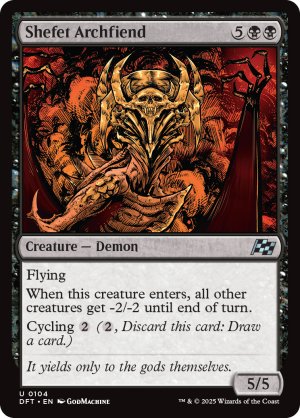 画像2: シェフェトの大悪鬼/Shefet Archfiend