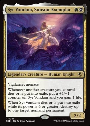 画像2: サンスターの模範、ヴォンダム卿/Syr Vondam, Sunstar Exemplar