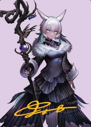 画像1: 【箔押し】【アート・カード】魔女、ヤ・シュトラ・ルル/Y'shtola, Night's Blessed