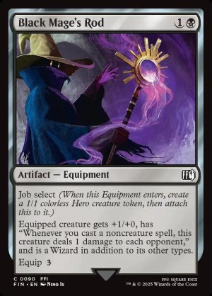 画像2: 「黒魔術士」の杖/Black Mage's Rod
