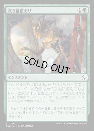画像1: 救う価値あり/Something Worth Saving