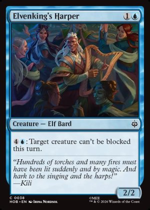 画像2: エルフ王付きの竪奏者/Elvenking's Harper