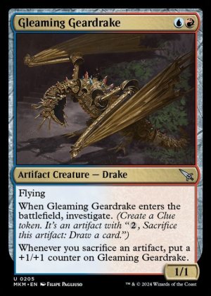 画像2: 煌く機械ドレイク/Gleaming Geardrake