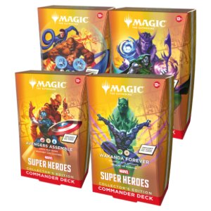 画像1: マーベル スーパー・ヒーローズ Collector’s Edition 統率者デッキ4種セット
