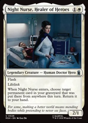 画像2: ヒーロー達の癒し手、ナイト・ナース/Night Nurse, Healer of Heroes