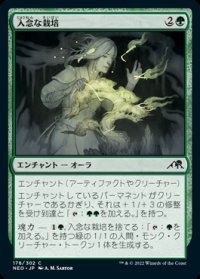 入念な栽培/Careful Cultivation