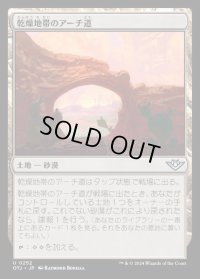 乾燥地帯のアーチ道/Arid Archway