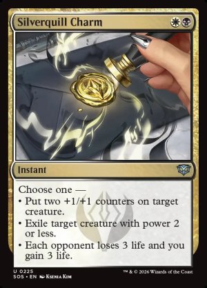 画像2: シルバークイルの魔除け/Silverquill Charm