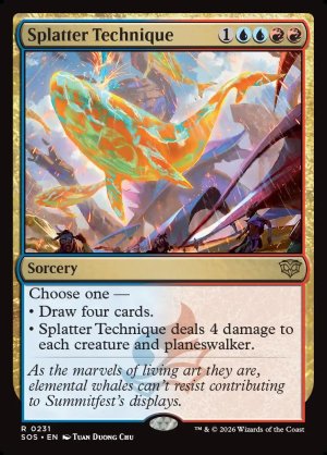 画像2: 飛び散り技法/Splatter Technique