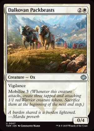 画像2: ダルコヴァンの荷役獣/Dalkovan Packbeasts