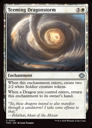 画像2: 充溢するドラゴンの嵐/Teeming Dragonstorm