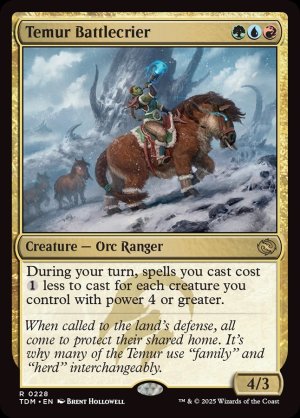 画像2: ティムールの戦告者/Temur Battlecrier