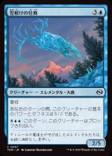 雪解けの牡鹿/Snowmelt Stag