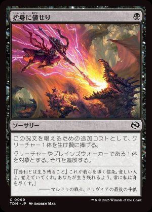 画像1: 捨身に値せり/Worthy Cost
