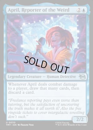 画像2: 怪奇事件担当記者、エイプリル/April, Reporter of the Weird