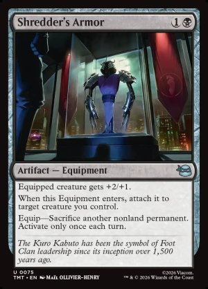 画像2: シュレッダーの甲冑/Shredder's Armor