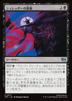 画像1: シュレッダーの奥義/Shredder's Technique