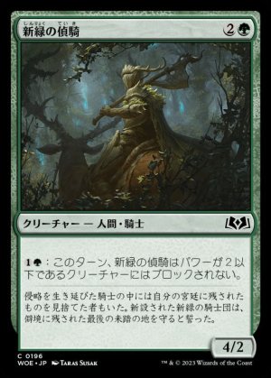 画像1: 新緑の偵騎/Verdant Outrider