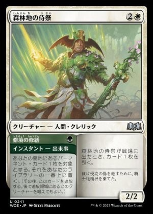 画像1: 森林地の侍祭/Woodland Acolyte
