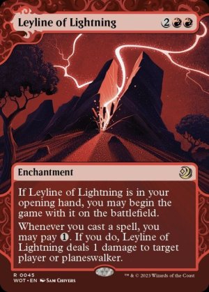 画像2: 稲妻の力線/Leyline of Lightning