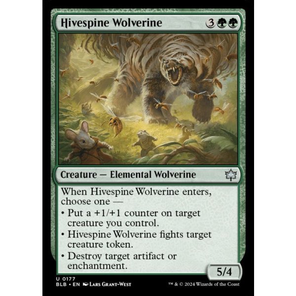 画像2: 巣背骨のクズリ/Hivespine Wolverine (2)