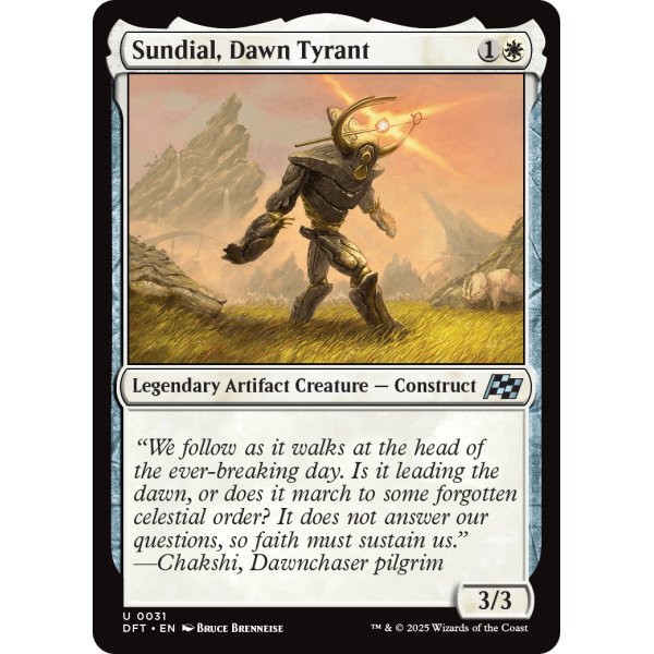 画像2: 暁の暴君、サンダイヤル/Sundial, Dawn Tyrant (2)