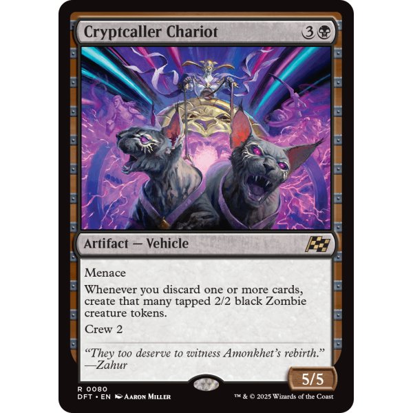 画像2: 墓所呼びの戦車/Cryptcaller Chariot (2)