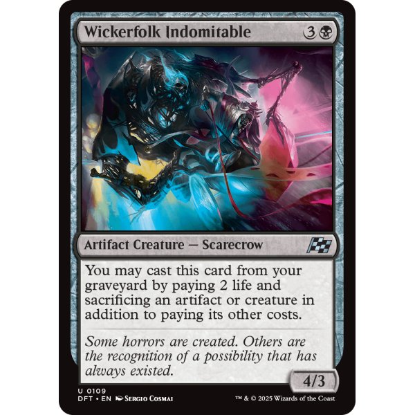 画像2: 不屈の木人/Wickerfolk Indomitable (2)