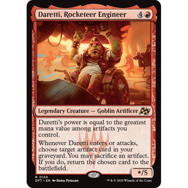 画像2: ロケッティアの技師、ダレッティ/Daretti, Rocketeer Engineer (2)