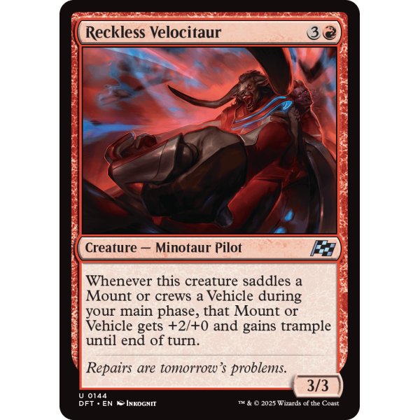 画像2: 無謀なヴェロシタウルス/Reckless Velocitaur (2)