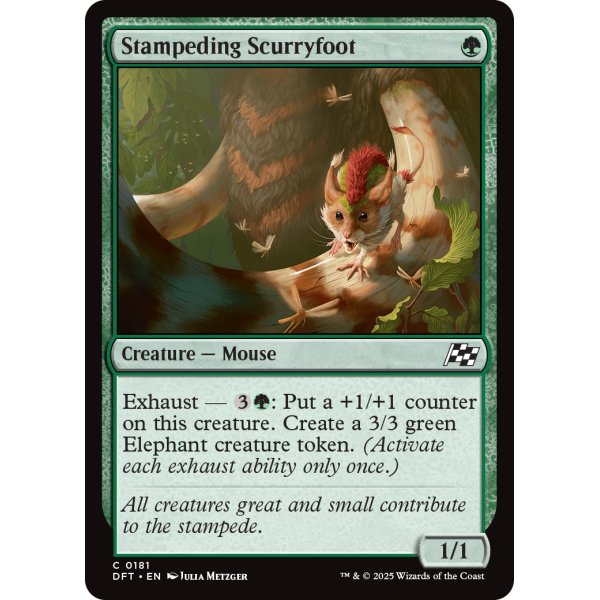 画像2: 突進する小走り足/Stampeding Scurryfoot (2)