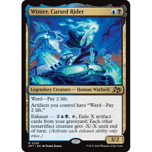 画像2: 呪われし運転手、ウィンター/Winter, Cursed Rider (2)