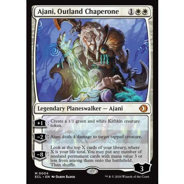 画像2: 辺境地の御目付役、アジャニ/Ajani, Outland Chaperone (2)