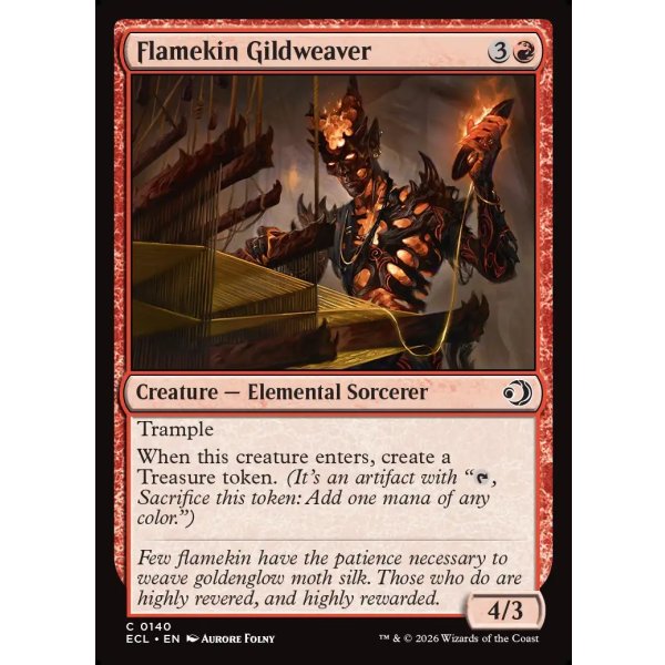 画像2: 炎族の金糸紡ぎ/Flamekin Gildweaver (2)