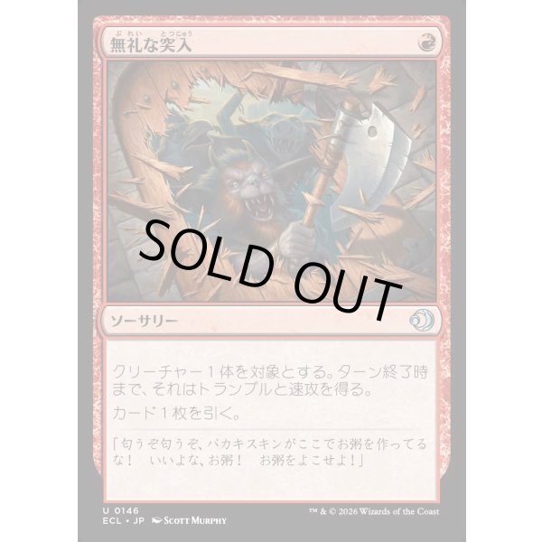 画像1: 無礼な突入/Impolite Entrance (1)