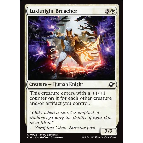 画像2: 光明騎士の突破者/Luxknight Breacher (2)