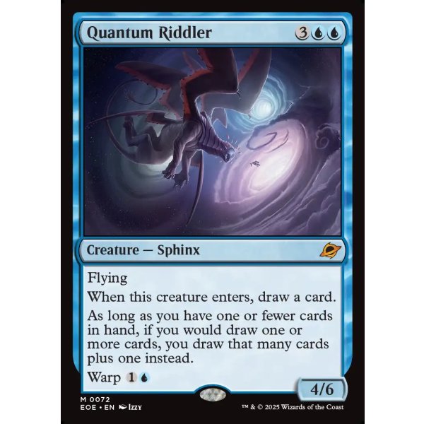 量子の謎かけ屋　2枚 量子の謎かけ屋/Quantum Riddler - MTG専門店しかのつの