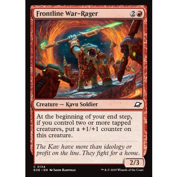 画像2: 前線の戦憤怒獣/Frontline War-Rager (2)