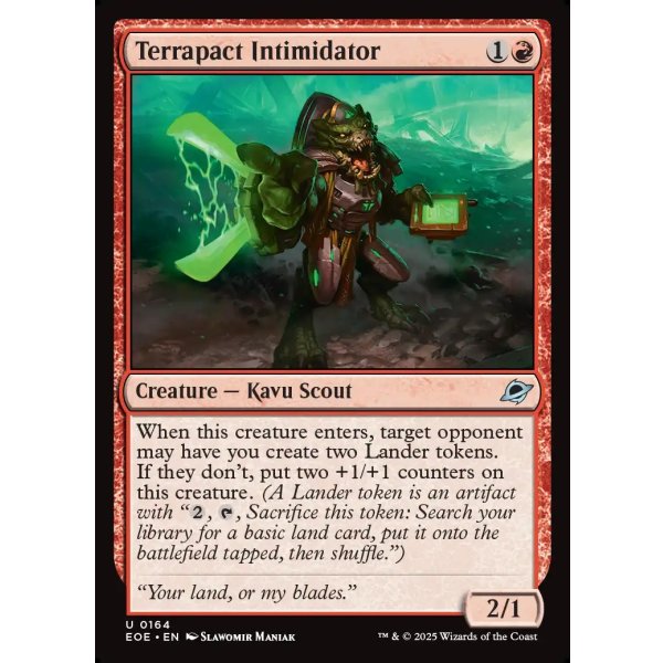 画像2: 惑星契りの威嚇屋/Terrapact Intimidator (2)