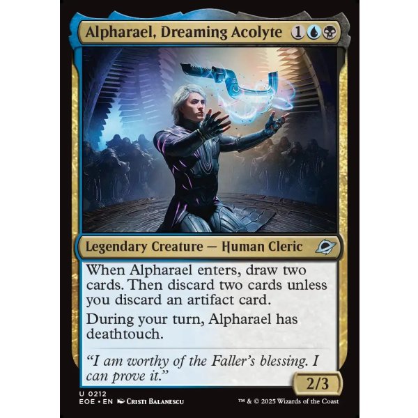画像2: 夢追いの侍祭、アルファラエル/Alpharael, Dreaming Acolyte (2)
