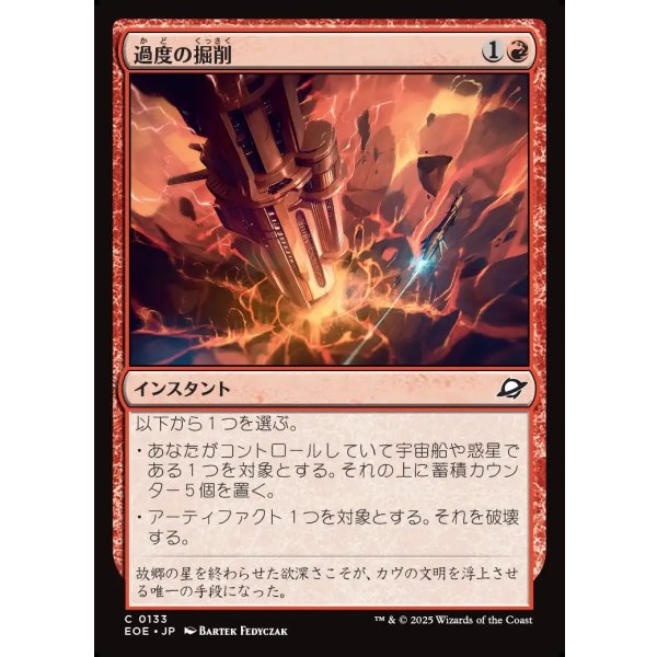 画像1: 過度の掘削/Drill Too Deep (1)
