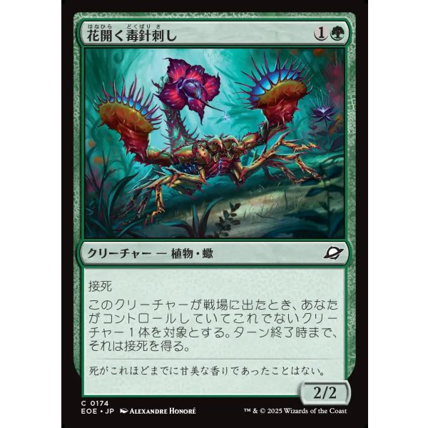 画像1: 花開く毒針刺し/Blooming Stinger (1)