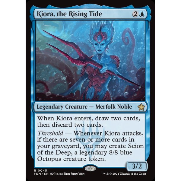 画像2: 上げ潮、キオーラ/Kiora, the Rising Tide (2)