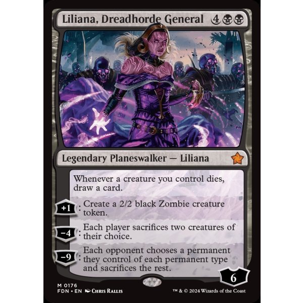 画像2: 戦慄衆の将軍、リリアナ/Liliana, Dreadhorde General (2)