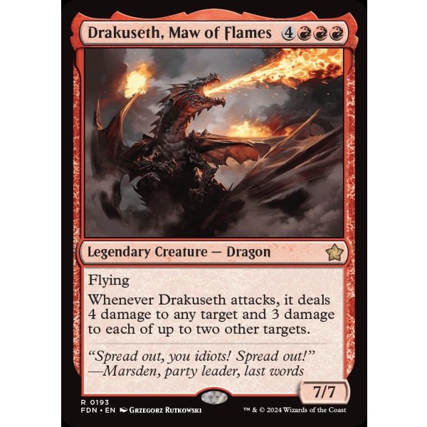 画像2: 炎の大口、ドラクセス/Drakuseth, Maw of Flames (2)