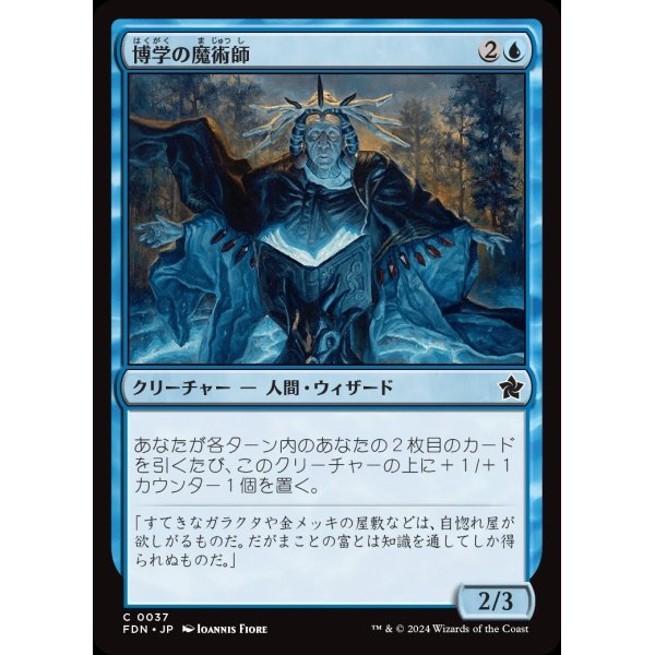 画像1: 博学の魔術師/Erudite Wizard (1)