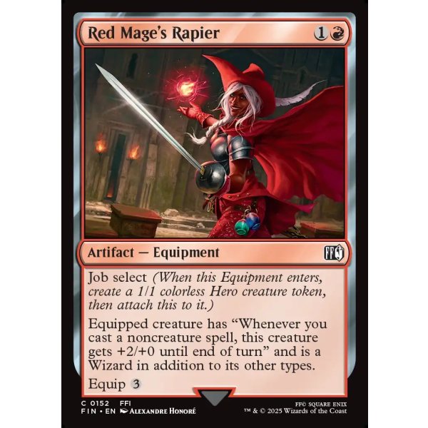 画像2: 「赤魔術士」のレイピア/Red Mage's Rapier (2)