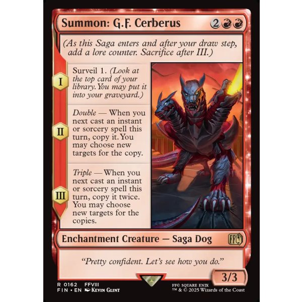 画像2: 召喚：G.F.ケルべロス/Summon: G.F. Cerberus (2)